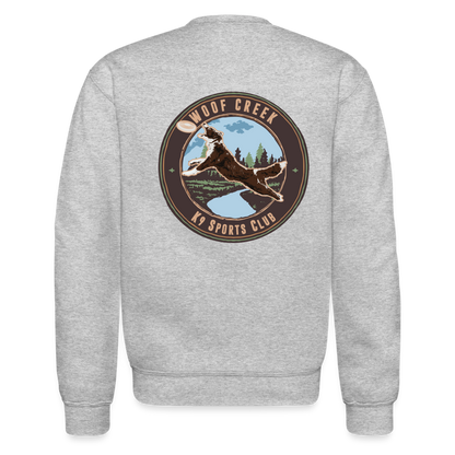 WOOF CREEK Unisex Classic CREW SWEATSHIRT - heather gray