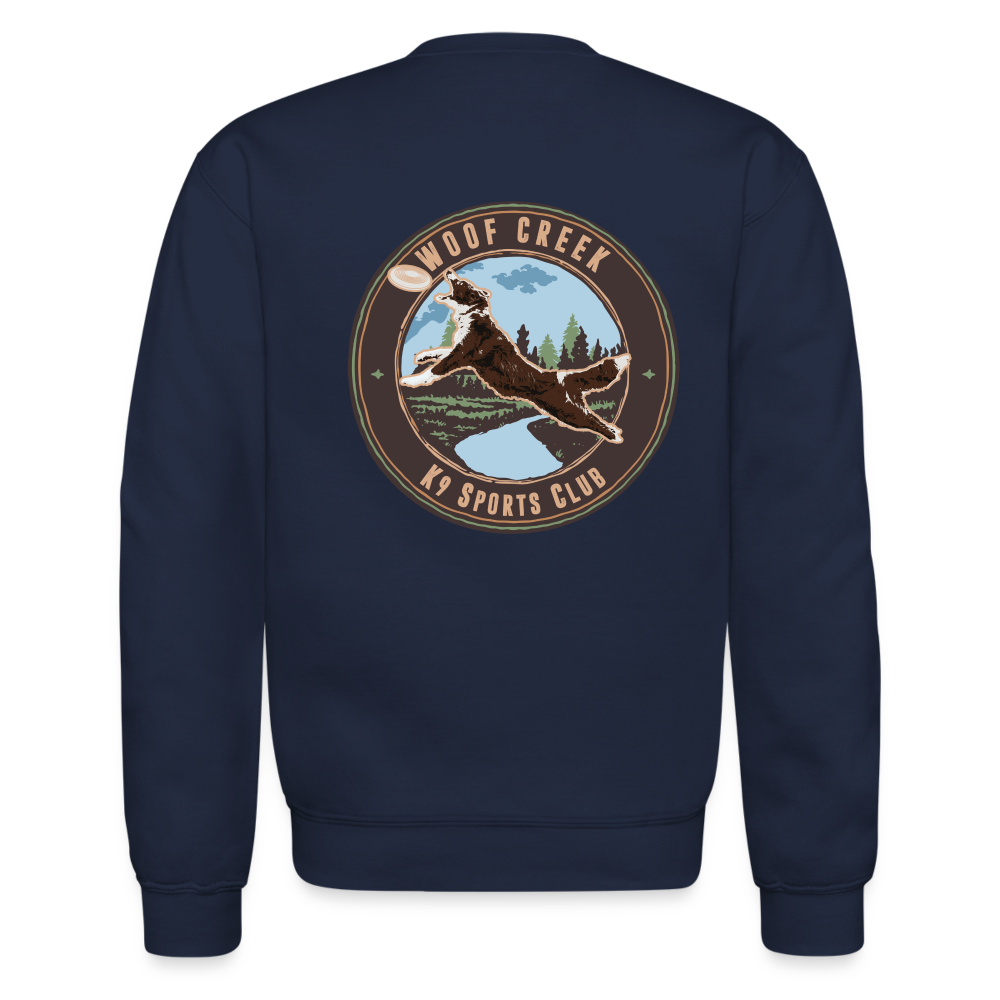 WOOF CREEK Unisex Classic CREW SWEATSHIRT - navy