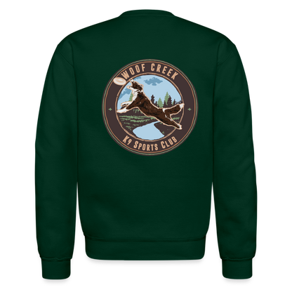 WOOF CREEK Unisex Classic CREW SWEATSHIRT - forest green