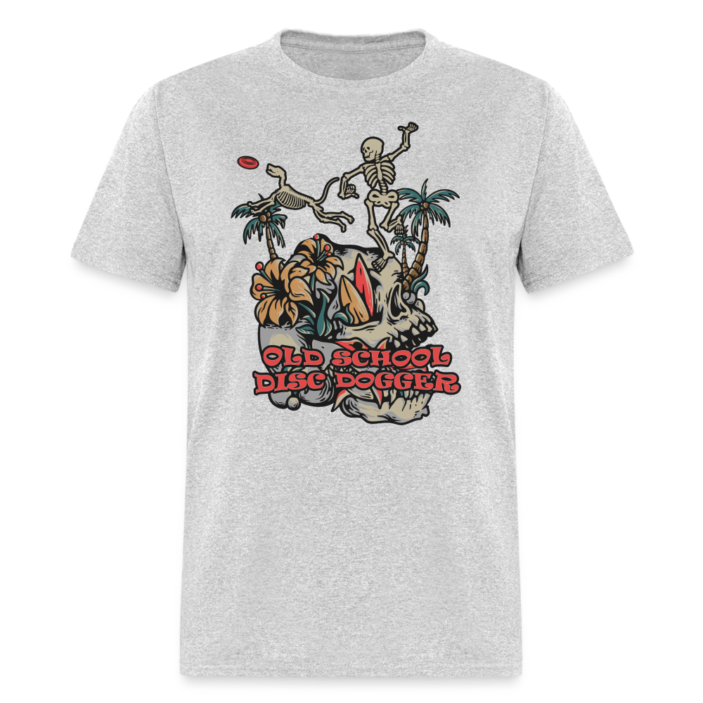 OLD SCHOOL DISC DOGGER Unisex Classic T-Shirt - heather gray