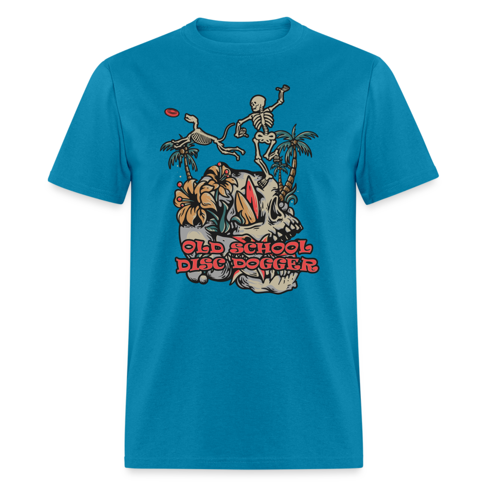 OLD SCHOOL DISC DOGGER Unisex Classic T-Shirt - turquoise