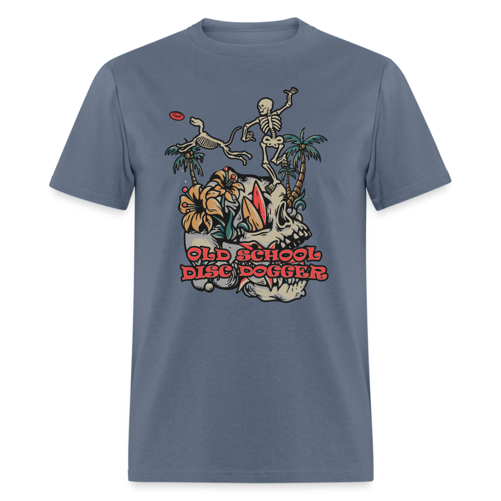 OLD SCHOOL DISC DOGGER Unisex Classic T-Shirt - denim