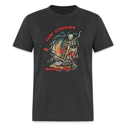 DISC DOGGERRS NEVER DIE Unisex Classic T-Shirt - heather black