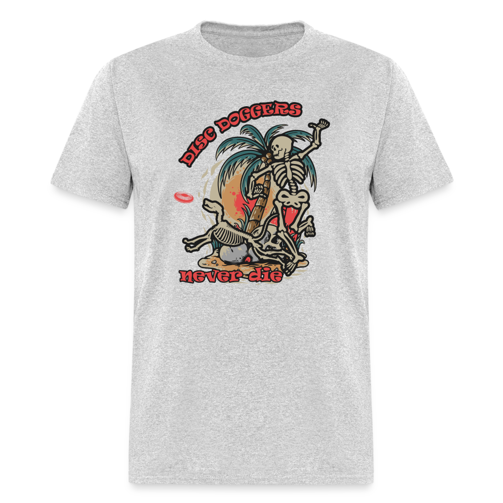 DISC DOGGERRS NEVER DIE Unisex Classic T-Shirt - heather gray