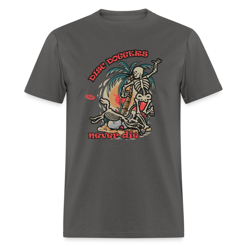 DISC DOGGERRS NEVER DIE Unisex Classic T-Shirt - charcoal