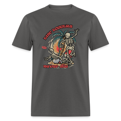 DISC DOGGERRS NEVER DIE Unisex Classic T-Shirt - charcoal