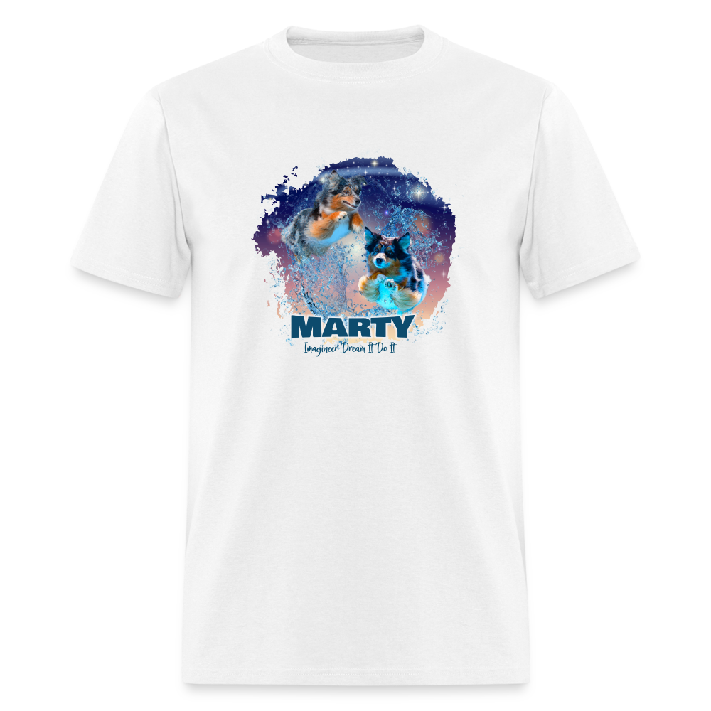 Team Marty  Unisex Classic T-Shirt - white