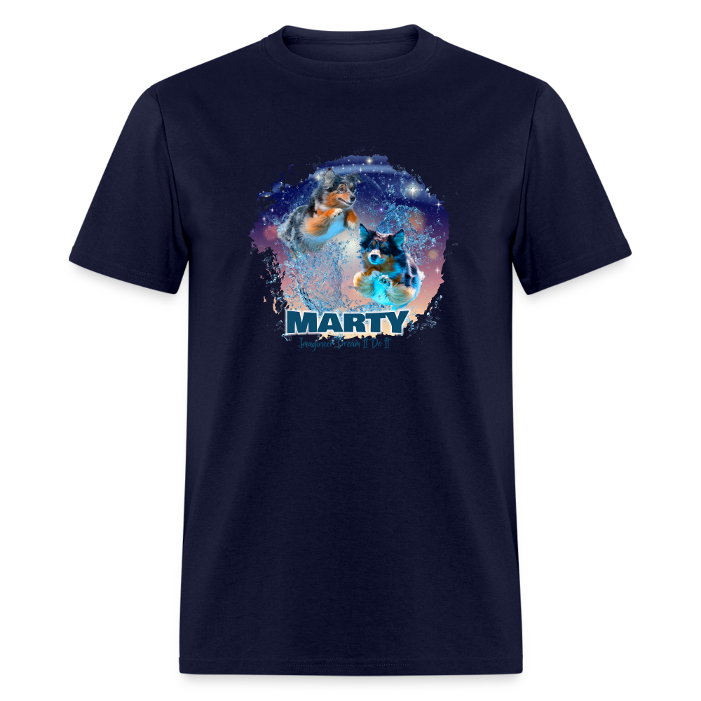 Team Marty  Unisex Classic T-Shirt - navy