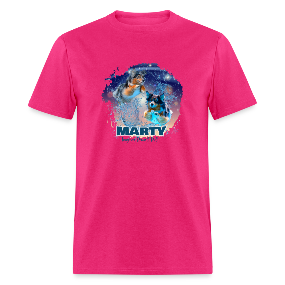 Team Marty  Unisex Classic T-Shirt - fuchsia