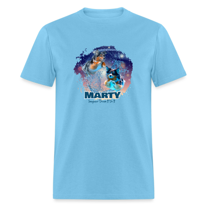 Team Marty  Unisex Classic T-Shirt - aquatic blue