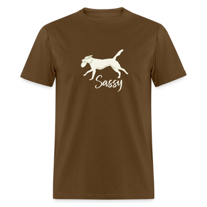 SASSY WOOF CREEK Unisex Classic T-Shirt - brown