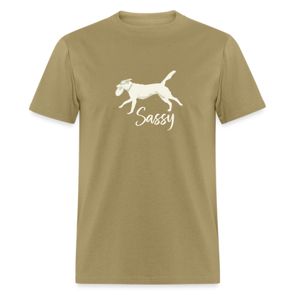 SASSY WOOF CREEK Unisex Classic T-Shirt - khaki