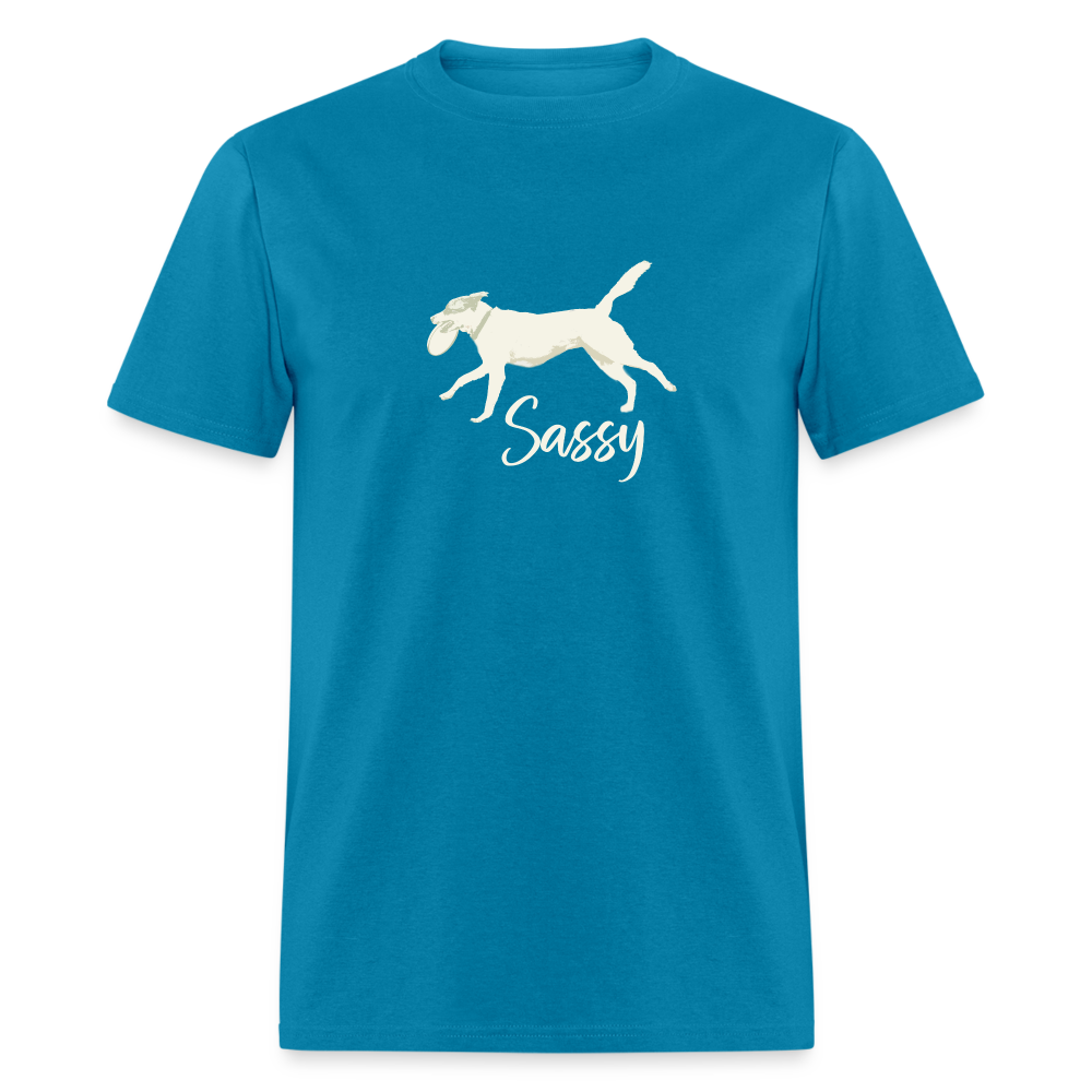 SASSY WOOF CREEK Unisex Classic T-Shirt - turquoise