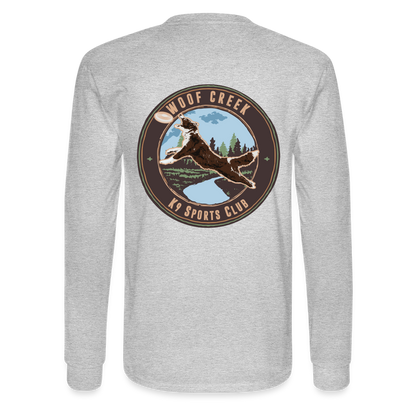 SASSY WOOF CREEK Unisex Classic Longsleeve - heather gray