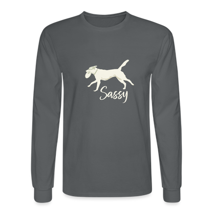 SASSY WOOF CREEK Unisex Classic Longsleeve - charcoal