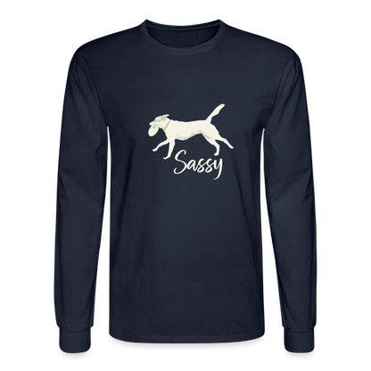 SASSY WOOF CREEK Unisex Classic Longsleeve - navy