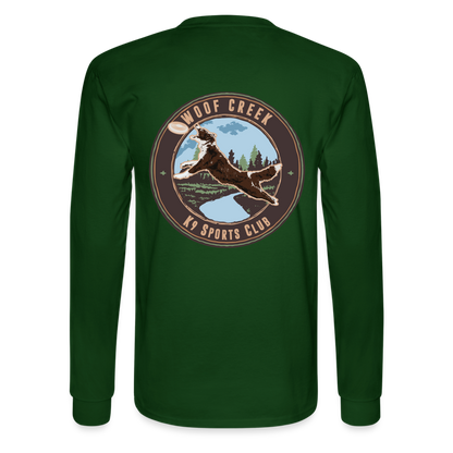 SASSY WOOF CREEK Unisex Classic Longsleeve - forest green