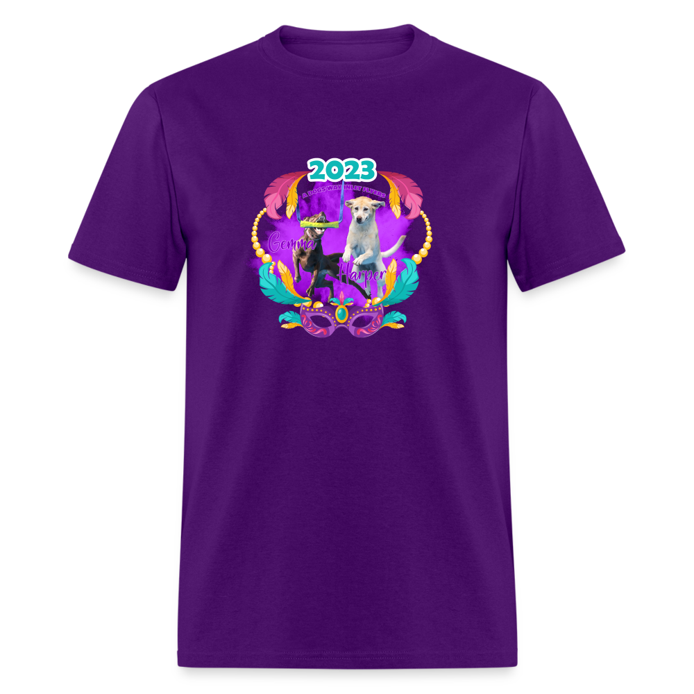 *Gemma/Harper Gras Mardi Gras Unisex Classic T-Shirt - purple