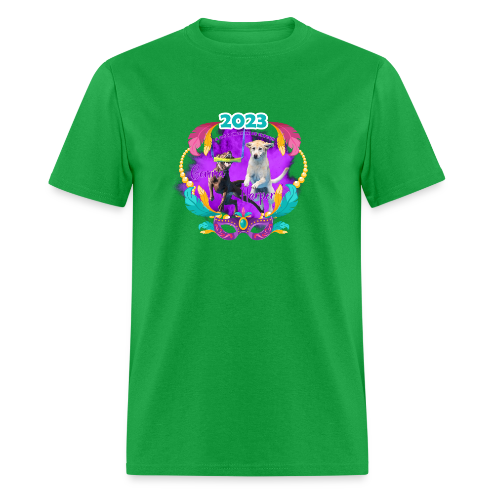 *Gemma/Harper Gras Mardi Gras Unisex Classic T-Shirt - bright green