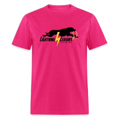 LIGHTNING LEASHES Unisex Classic T-Shirt - fuchsia