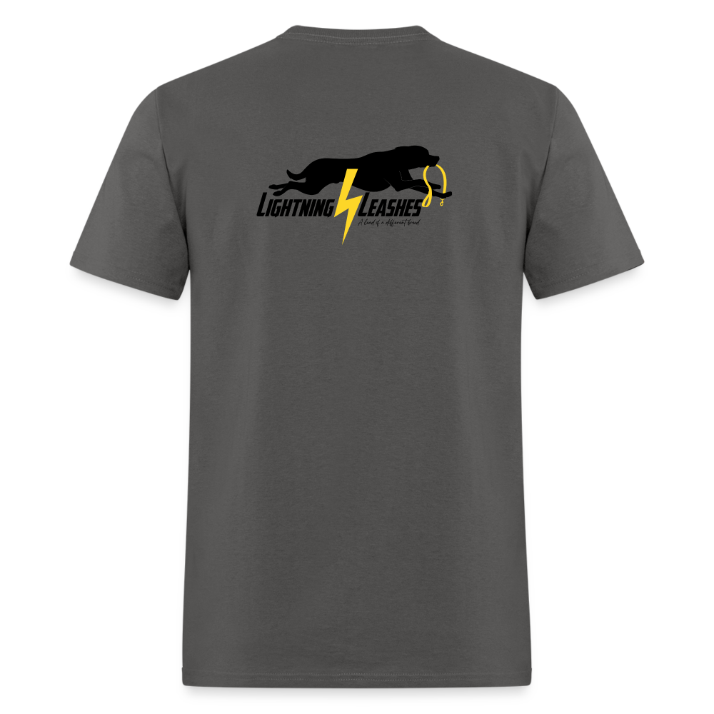 LIGHTNING LEASHES *Double Sided* Unisex Classic T-Shirt - charcoal