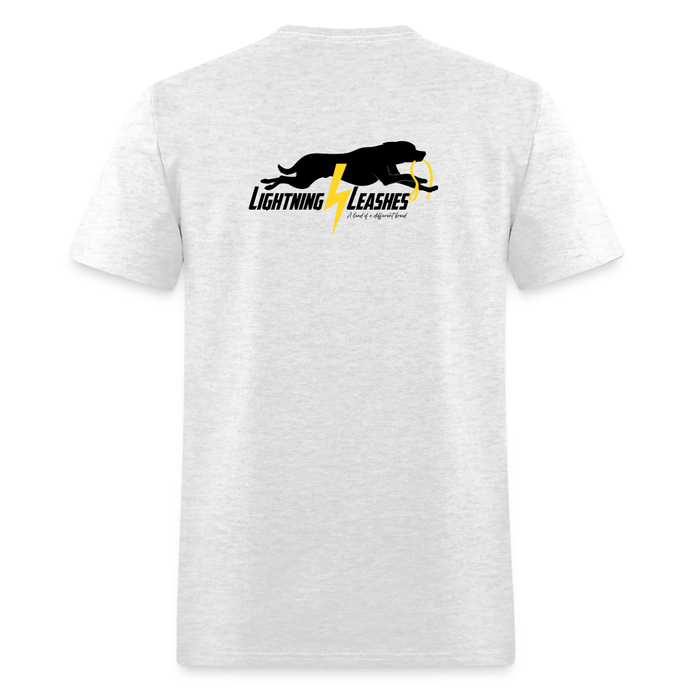 LIGHTNING LEASHES *Double Sided* Unisex Classic T-Shirt - light heather gray