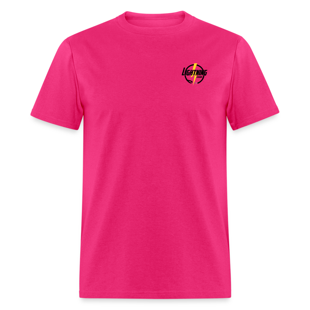 LIGHTNING LEASHES *Double Sided* Unisex Classic T-Shirt - fuchsia