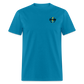 LIGHTNING LEASHES *Double Sided* Unisex Classic T-Shirt - turquoise
