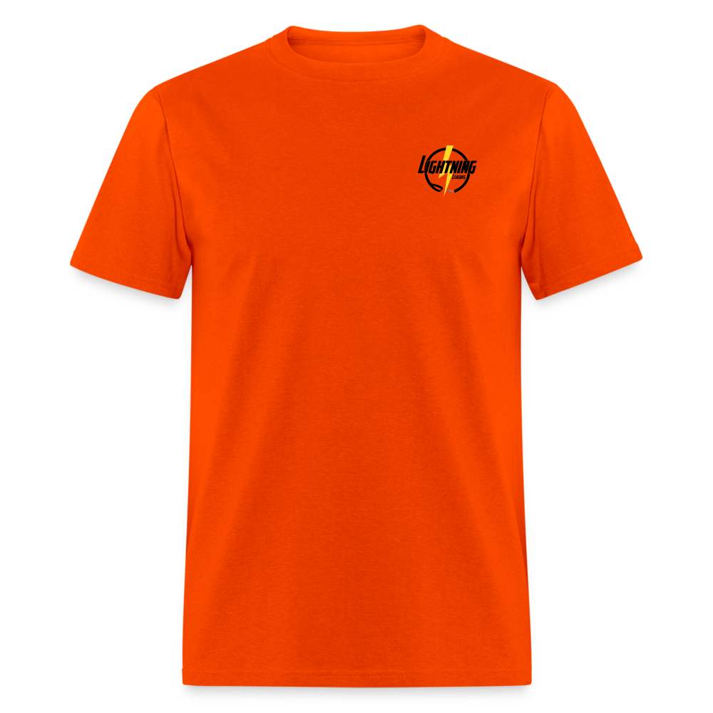 LIGHTNING LEASHES *Double Sided* Unisex Classic T-Shirt - orange