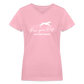 RUN YOUR DOG - Dobie - Women's V-Neck T-Shirt - pink