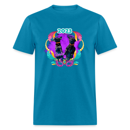 *Roadie Gras Mardi Gras Unisex Classic T-Shirt - turquoise