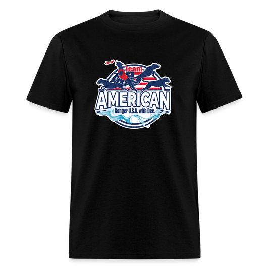 TEAM AMERICAN - Unisex Classic T-Shirt - black