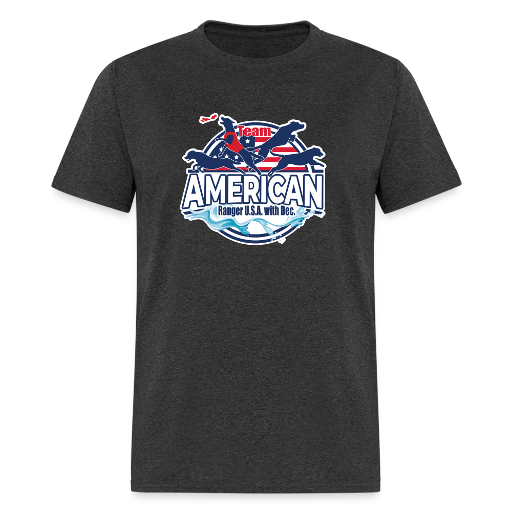 TEAM AMERICAN - Unisex Classic T-Shirt - heather black