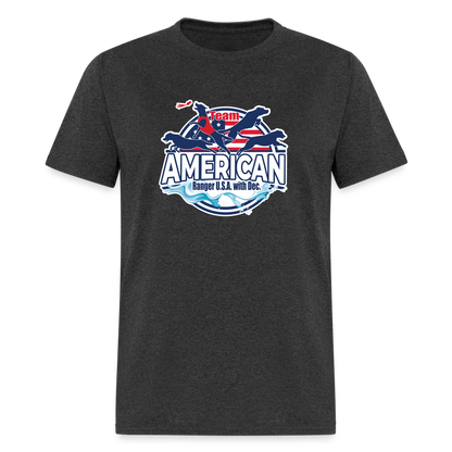 TEAM AMERICAN - Unisex Classic T-Shirt - heather black