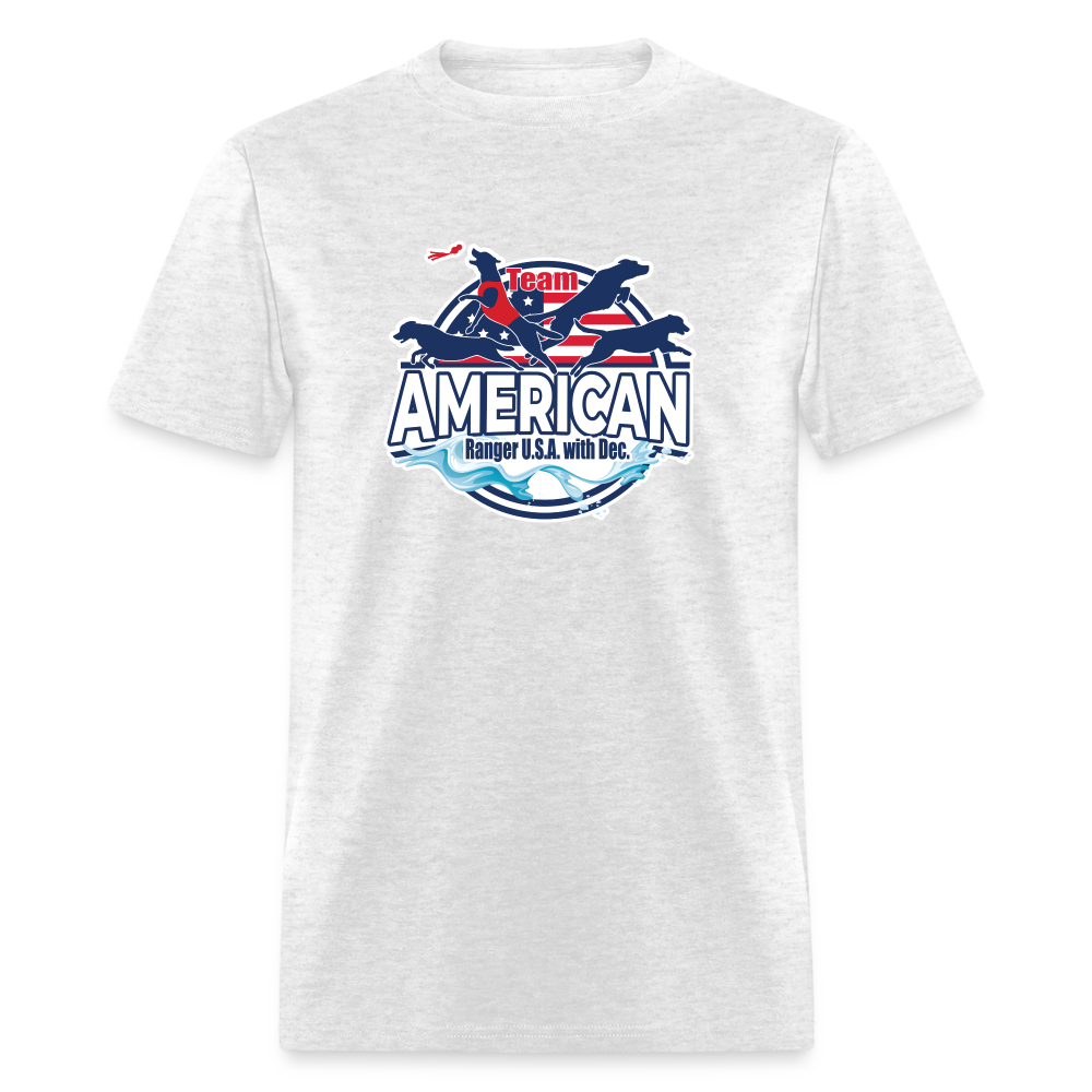 TEAM AMERICAN - Unisex Classic T-Shirt - light heather gray