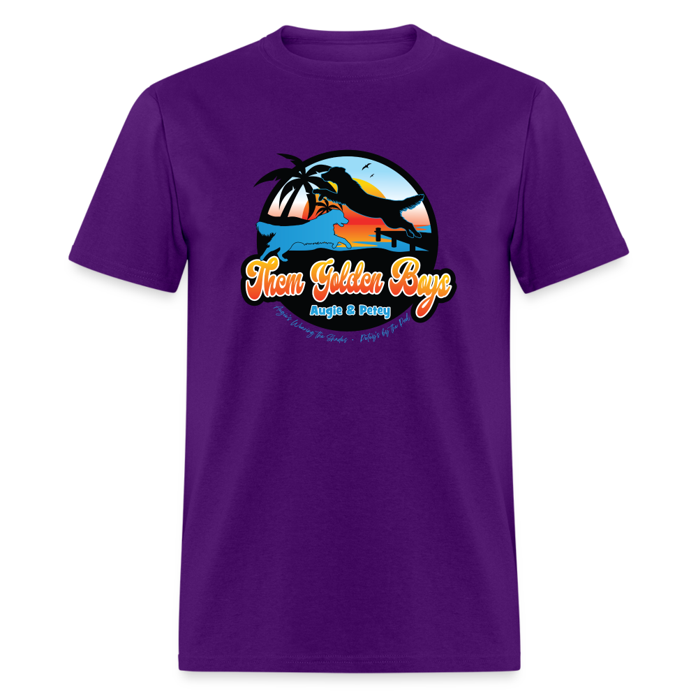 Golden Boys - Unisex Classic T-Shirt - purple