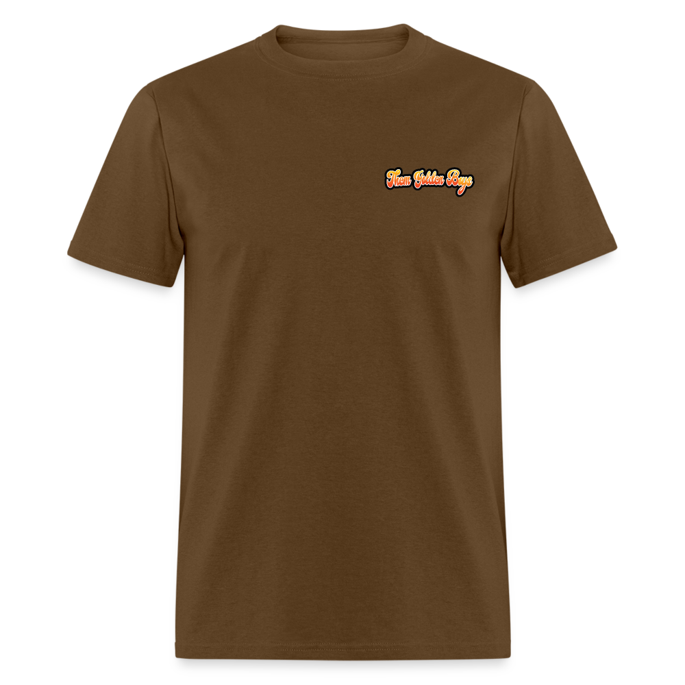Golden Boys - Double Sided - Unisex Classic T-Shirt - brown