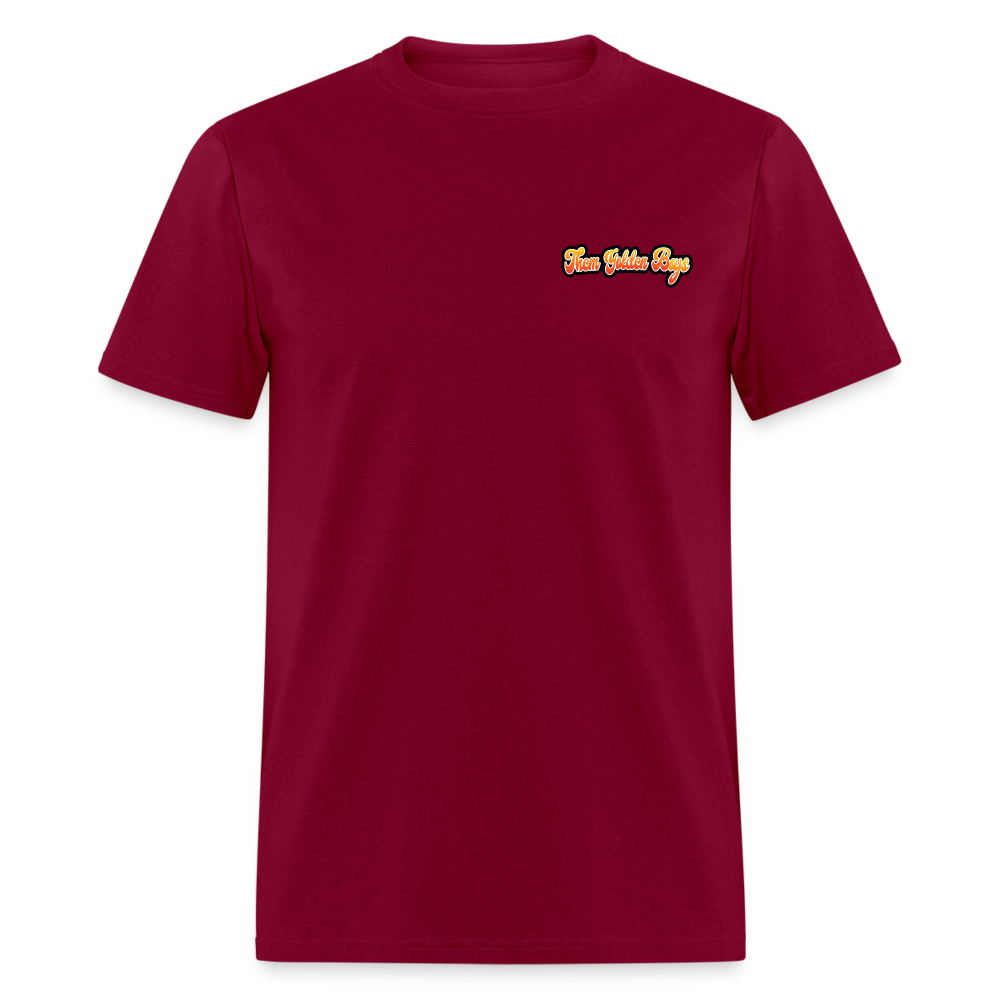 Golden Boys - Double Sided - Unisex Classic T-Shirt - burgundy