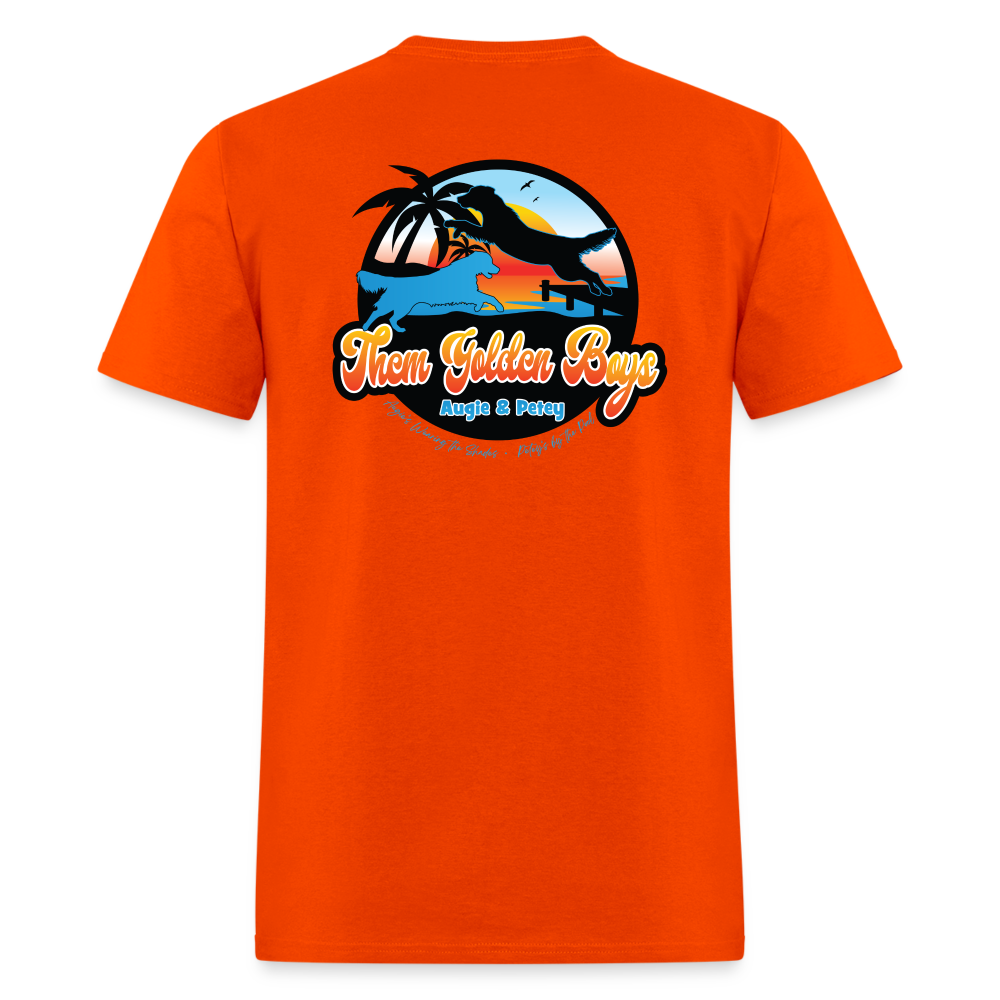 Golden Boys - Double Sided - Unisex Classic T-Shirt - orange