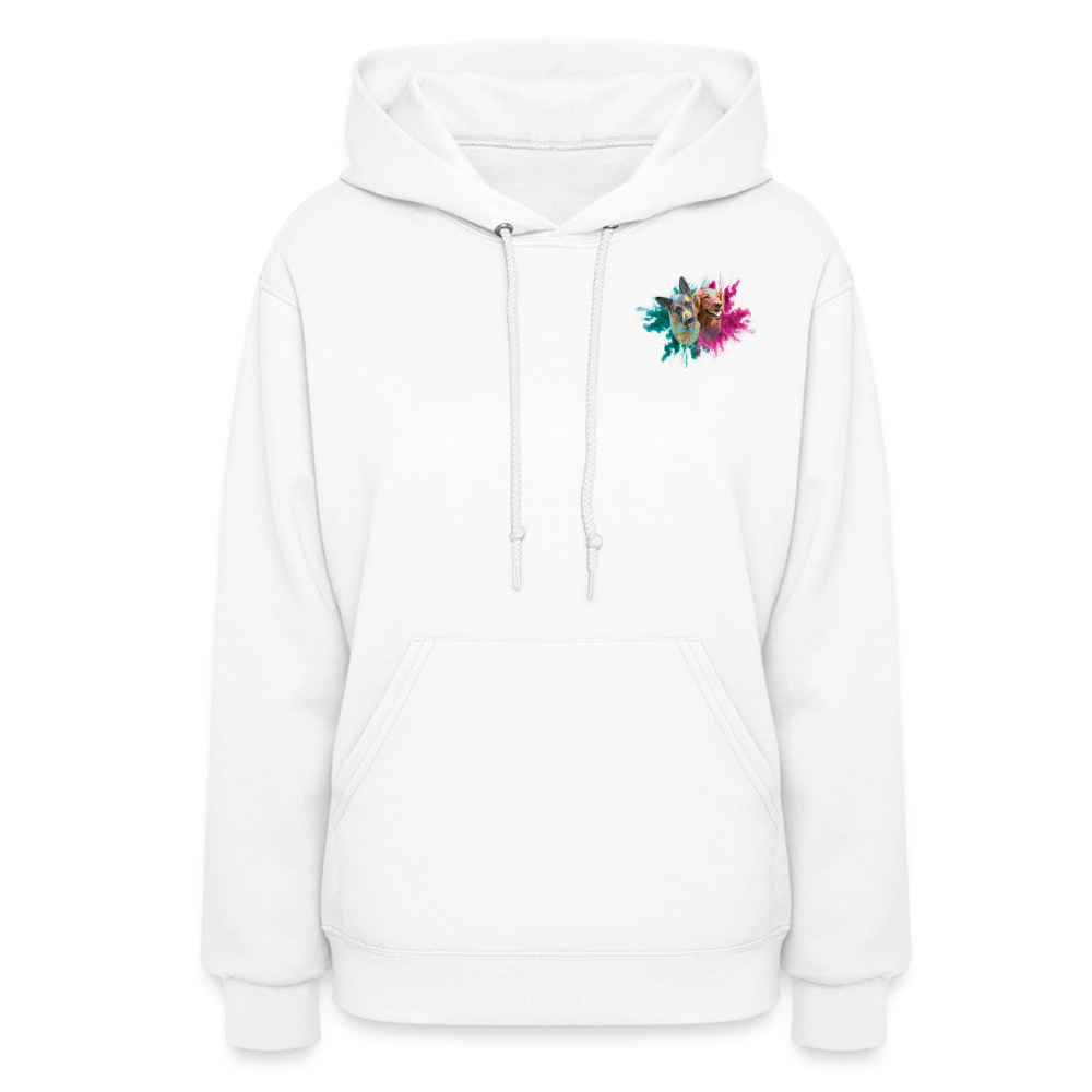 Andi Ray and Harley T Women's Hoodie - white