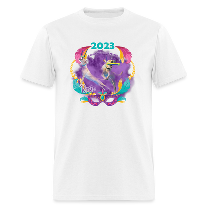 *ROSIE - NADD Mardi Gras Unisex Classic T-Shirt - white