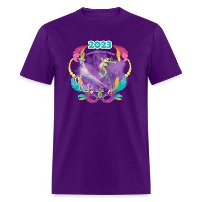 *ROSIE - NADD Mardi Gras Unisex Classic T-Shirt - purple