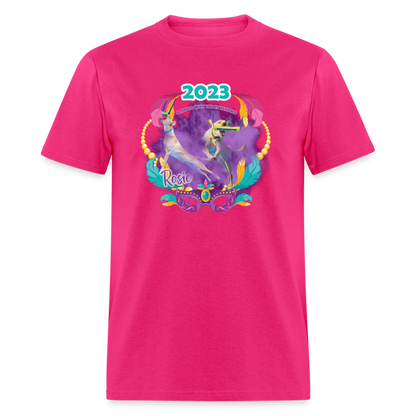 *ROSIE - NADD Mardi Gras Unisex Classic T-Shirt - fuchsia