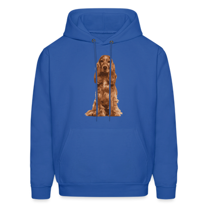 English cocker spaniel  Hoodie 5 - royal blue