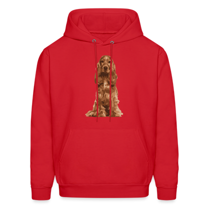 English cocker spaniel  Hoodie 5 - red