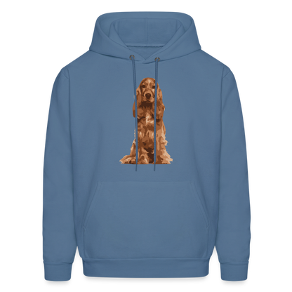 English cocker spaniel  Hoodie 5 - denim blue