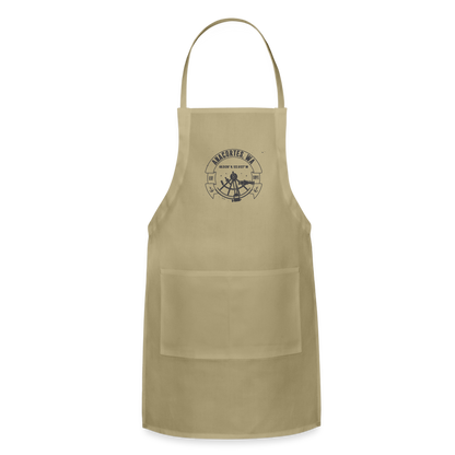 ANACORTES, COORDINATES Adjustable Apron - khaki