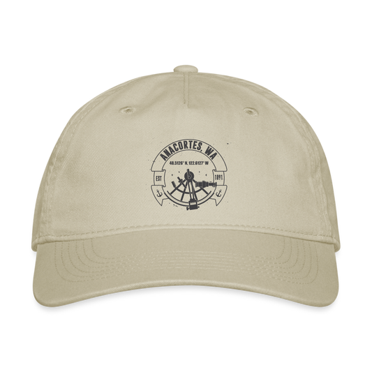 ANACORTES COORDINATES Organic Baseball Cap - khaki