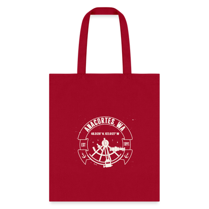 ANACORTES COORDINATES Tote Bag - red