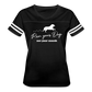 RUN YOUR DOG - AUSSIE - Women’s Vintage Sport T-Shirt - black/white